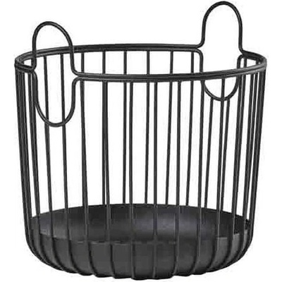 Zone Denmark úložný kovový košík Inu Black 20 x 20 cm černá