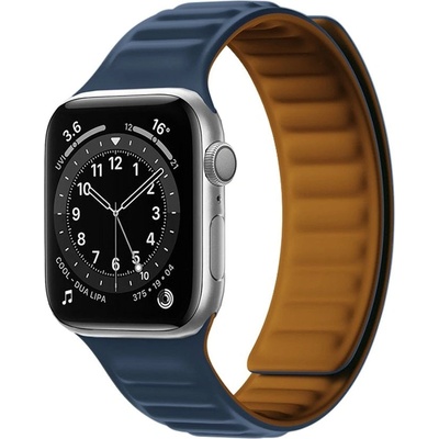 HQWear Каишка Magnetic Strap за Apple Watch 7 41mm, синя (9145576255827)