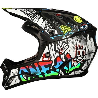 O'Neal Full Face каска O'Neal Backflip Helmet Rancid Bike helmet - Black / White - размер XS 53/54 cm (851-1703-0111)