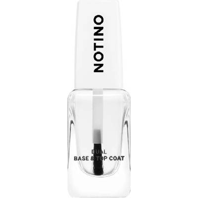 Notino Nail Care Dual base & Top coat podkladový a vrchní lak na nehty 10 ml