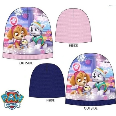 Paw patrol čepice zimní Tlapková patrola fialová