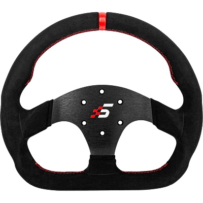 Simagic D-Shaped Steering wheel without HUB, 325mm, Suede. S (P-325D (SUEDE))