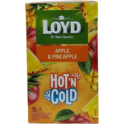 Loyd čaj Hot & Cold Jablko a ananas 15 x 2 g