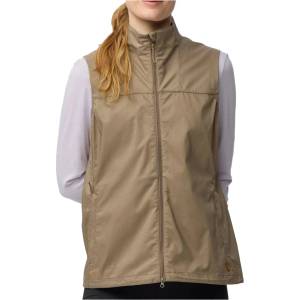 Fjällräven Дамски ветрозащитен елек Fjällräven Women's Abisko Vest Windproof vest - Suede Brown (153-0058-0213)