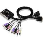 ATEN KVM суич ATEN CS682 - 4x USB A, 2x DVI, 4x 3.5mm jack (CS682-AT) - smartx