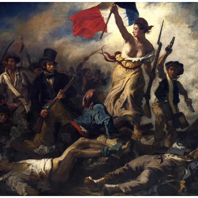 Grafika Delacroix Eugène La Liberté Guidant le Peuple 1830 1000 dielov