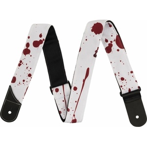 Jackson Splatter Strap White/Red Колан за китара (2992562002)