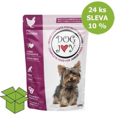 Dog Joy Junior kuřecí v omáčce 24 x 100 g
