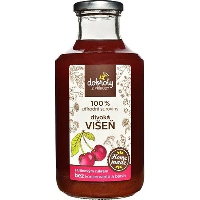 Dobroty z přírody Domácí ovocný sirup Divoká višeň 0,5 l