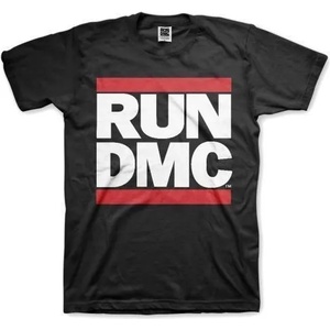 Run DMC Logo Тениска с къс ръкав Black S (RDMCTS01MB01)