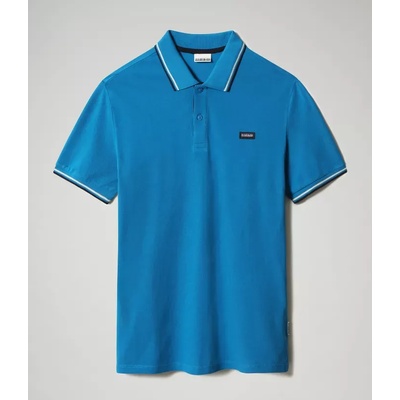 Napapijri Мъжка тениска taly stripe 4 - mykonos blue - xxl (np0a4fapbc9)