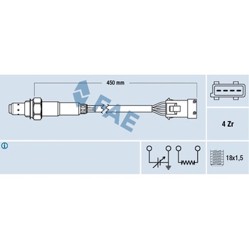 Lambda sonda FAE 77165