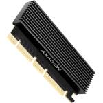 AXAGON PCEM2-XS PCIe x16 адаптер за M. 2 NVMe SSD с пасивен охладител (PCEM2-XS)