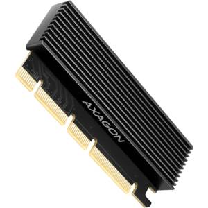 AXAGON PCEM2-XS PCIe x16 адаптер за M. 2 NVMe SSD с пасивен охладител (PCEM2-XS)