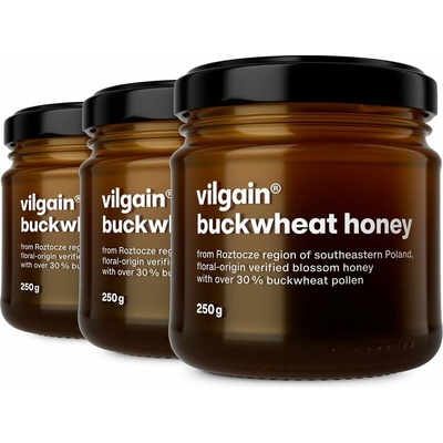 Vilgain Pohánkový med Multipack 3 x 250 ml