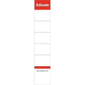 Esselte Заместващ етикет за папки, двустранен, 30x158 mm, ESSELTE, бял 810811 (810811)