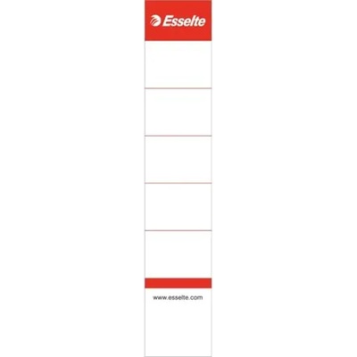 Esselte Заместващ етикет за папки, двустранен, 30x158 mm, ESSELTE, бял 810811 (810811)
