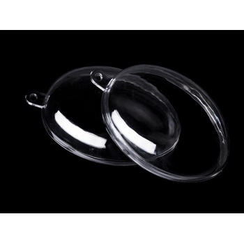 Plastové vejce 4,5 x 6 cm dvoudílné 2 ks