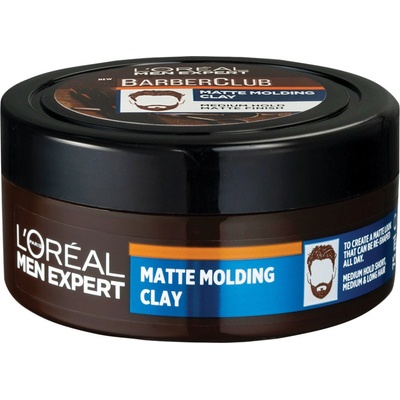 L´Oréal Men Expert Messy Hair Molding Clay Stylingová hlina na vlasy 75 ml
