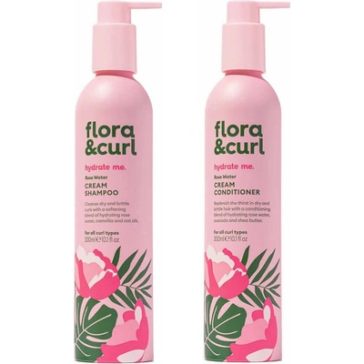 Flora & Curl Hydrating Wash Day Duo 600 ml