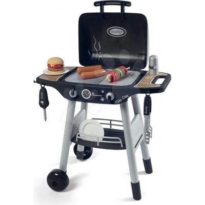 Smoby Grill Barbecue s mechanickými funkciami a zvukom a 18 doplnkami 73 cm