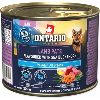 Ontario Adult jehněčí pate s rakytníkem 200 g