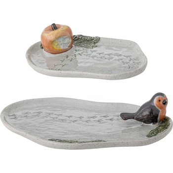 Bloomingville Bleak декоративни тави, сиви, 2 бр (82062848)