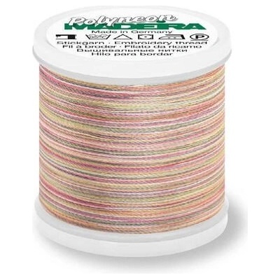 Vyšívací nitě PES Madeira Polyneon (200m) - melírované barva 1505 ice cream