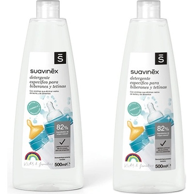Suavinex Dezinfekčný gél na fľaše a cumlíky 2 x 500 ml