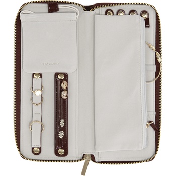 Stackers кутия за бижута за пътуване с място за пръстени, череша (76768)