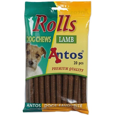 Antos lamb rolls -Кучешко лакомство меки солети с агне, 200 гр