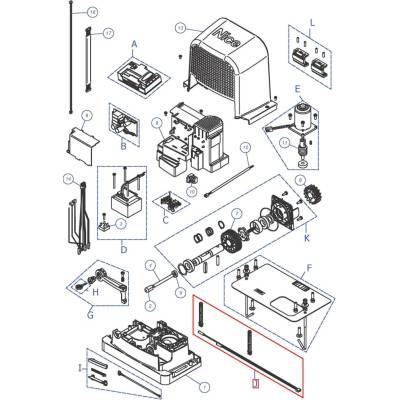 SPLSM05400 Sada indukčních spínačů bez protikusů RBS400, RBS600, RBS600HS