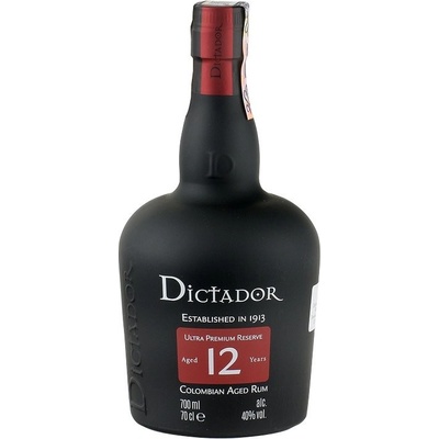 Dictador 12y 40% 0,7 l (čistá fľaša)