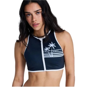 Roxy The Retro Essentials Crop Top bikini top - Blue (Anthracite)