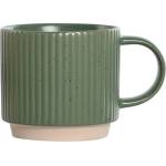 Item international Чаша за кафе, каменин 340мл, зелена, 13х9х8, 5см (2005)