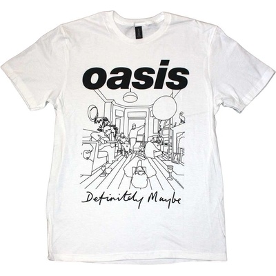 Oasis Definitely Maybe Line Drawing White S Риза (OASTS30MW01)