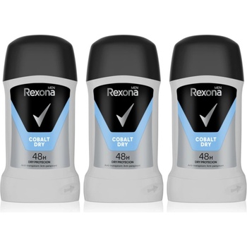 Rexona Men Cobalt Dry твърд антиперспирант изгодна опаковка