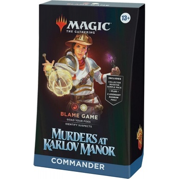 Wizards of the Coast Magic the Gathering Murders at Karlov Manor Commander Deck Blame Game