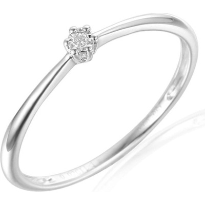 Gems zásnubní prsten Emilie bílé zlato s briliantem 585 38 1 2637.1B00.0.52.HSI1.000 – Zboží Dáma