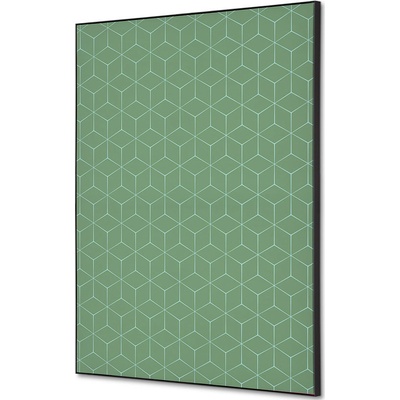 Jansen Display Textilní dekorace na zeď A2 Hexagon zelená, 420 x 594 mm