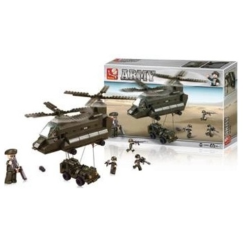 Sluban B6600 Army Přepravní vrtulník 370 ks