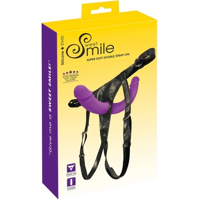 Sweet Smile Super Soft Double Strap-On Purple