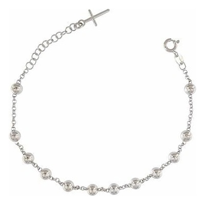 INFINITYSILVER Strieborný náramok s krížikom 16605818+
