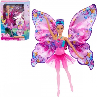 Mattel Barbie Tanečnice s motýlími křídly HXJ10 – Zboží Dáma