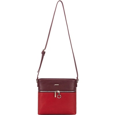 David Jones crossbody červeno vínová 6600-1A Dark bordeaux