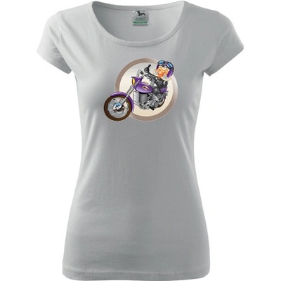 Dámske tričko s moto motívom 29 Chopper