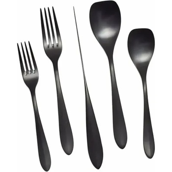 Image 1 of Herdmar Комплект прибори за хранене lonios - 30 части - черен мат (195-3030-0517-100-0001)