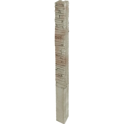 DITON Plotový systém QUICK WALL STONE Velikost: 15 × 15 × 290, Varianta: Quick wall stone - sloupek rohový 200 béžový mix, Povrch: natur, reliéfní