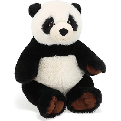 Peluche Panda Keelco 20 Cm: Ecologico, Realizzato Con Plastica 100% Riciclata. Morbido E Lavabile, Giocattolo Sostenibile Per Bambini.