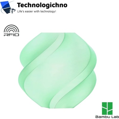 Bambu Lab PLA Translucent Bambu Light Jade With Spool (A17-G0-1.75-1000-SPL)